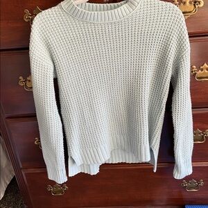 Baby Blue knit pullover sweater. Sonoma brand, XS.